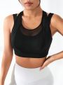 Running Women's Yoga Fashionable High Support Double Layer Sports Bra