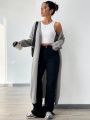 Women'S Casual Long Open Front Cardigan, Versatile