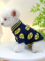 1pc Pet Clothes Dog & Cat Clothing Adorable Soft Comfortable Basketball Themed Pet Sweater