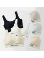 1pc Women's Comfortable And Invisible Sports Bra With High Elasticity And Back Smoothing Effect, Suitable For Fitness And Daily Wear