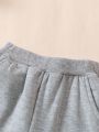 2pcs Infant's Winter Fleece Lined Plush Style Pants