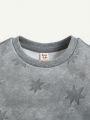 Cozy Cub Baby Boys' Two Piece Long Sleeve Round Neck Sweatshirt With Star
