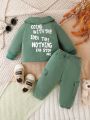 Baby Boys' Casual Sportswear Set, Spring And Autumn