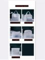 Eva Waterproof Cosmetic Bag With Large Capacity, Portable, Semi-transparent, Sandblasted, For Toiletries, Travel, Swimming, Cosmetics Storage Etc.
