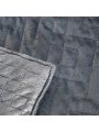 Blue 20 lbs Weighted Blanket with Duvet Cover 48
