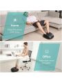 Foot Massager Machine with Heat, Shiatsu Deep Kneading Foot Massager Machine w/ Remote, Air Compression, Multi-Massage Modes, Auto-Off Timers, for Plantar Fasciitis and Tired Muscle, Home Office Use