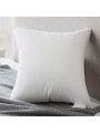 Pillow Inserts Hypoallergenic Throw Pillows Forms,White Square Throw Pillow Insert,Decorative Sham Stuffer Cushion Filler for Sofa, Couch, Bed & Living Room Decor