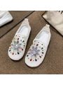 Women's Fisherman Shoes, Lightweight Breathable Mesh Loafers, Hollow Out Flat Slippers, Slip-on Jelly Shoes, Summer
