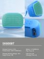 HAVIT SK800BT IPX4 Waterproof Mini Portable Wireless Speaker, Outdoor Subwoofer Sound Box Support For FM Radio/AUX/USB/Micro SD Card/Voice assistant