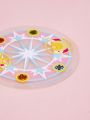 SHEIN X Cardcaptor Sakura 1pc Magic Circle Patterned Coaster