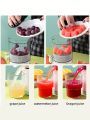 1pc Portable electric juicer, rechargeable juicer, automatic juice residue separation - Enjoy fresh juice anytime and anywhere. Convenient home juicer, wireless small juicer, fruit cooking machine, juice extractor