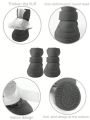 4pcs Fleece Dog Snow Boots For Small And Medium Pets, Keep Warm And Indoor/outdoor Use