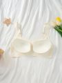 Seamless Wireless Bra Without Underwire, Apricot Color