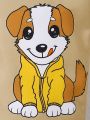 SHEIN Kids QTFun Toddler Boys' Cute Dog Print Jumpsuit