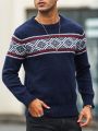 Men's Geometric Pattern Sweater