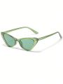 1pc Women's Cat Eye Sunglasses, Personalized And Fashionable, Suitable For Stage Performance, Party, And Gathering