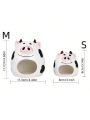 1pc Cartoon Cow Style Ceramic Cooling Hamster Nest For Pet Hamster, Four Seasons Available
