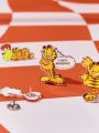 GARFIELD X SHEIN 4pcs Cat Shaped Novelty Commemorative Brooch Pin