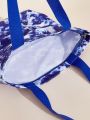 SHEIN VCAY Tie Dye Pattern Shoulder Bag