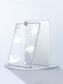 Cloud Print Clear Pad Case Compatible With iPad