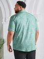 Manfinity Men Plus Tropical Print Shirt