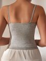 SHEIN Women'S Lace Splice Basic Camisole Top
