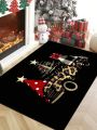 SHEIN Christmas Pattern Living Room & Kitchen Carpet