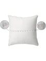 Pillow Inserts,Throw Pillow Inserts with 100% Cotton Cover,18 Inch Square Interior Sofa Pillow Inserts,Decorative Pillow Insert Pair,White Couch Pillow
