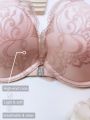 Women's Front Closure Lace Bra With Underwire