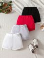 Baby Boy Letter Graphic Shorts