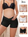 Maternity Solid Color V-Shaped Waist Flat Angle Underwear