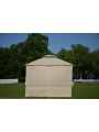 Merax Quality Double Tiered Grill Canopy, Outdoor BBQ Gazebo Tent with UV Protection, Beige