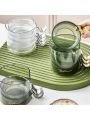 5pcs/set Condiment Dishes Sauce Dishes For Home, With Handles For Barbecue Dishes, Snack Foods And Hot Pot