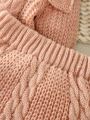 Baby Girls' Cable Knit Embroidery Sweater Set, Winter