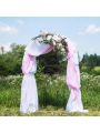 6.6FTx3.3FT Metal Arch Backdrop Stand - Wedding Backdrop Stand for Indoor and Outdoor Use - Balloon Arch Stand for Ceremony, Parties Decoration - Gold
