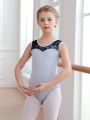 Girls' Dance Practice Clothes, One-Piece Bodysuits, Children'S Ballet Gymnastics Clothes, Performance Clothes