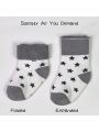 Baby Boys Socks Thick Terry Socks, 10 pairs (0-3years old) for Newborn Boys Girls,Cute Warm Ankle Crew Socks Set