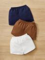 SHEIN 3pcs/Set Baby Boy Casual Shorts