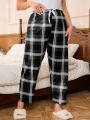 Women'S Plus Size Plaid Home Wear Sleep Shorts