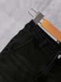 SHEIN Boys' Big Kids' Flip Pocket Jeans