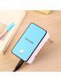 1pc Mini Electric Heater, Desk Heater For Home, Dormitory And Office, Portable Low Power Heater, Model Tmy-h1, Blue