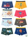 8pcs Young Boys' Cartoon Pattern Underwear Set