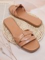 Women'S Flat Sandals, Brown