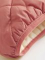 Teenage Girls' Zipper Closure Hooded Jacket With Decorative Seams