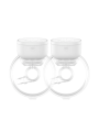 2pcs Hands-Free Electric Wearable Breast Pump Wearable Electric Breast Pump Free Handheld Breast Milk Collector Electric Breast Pump