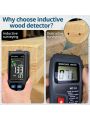 Take to Moisture Meter 20-40mm Analysis Depth with Colour LCD Alarm Function Hold Function Moisture Meter for Walls, Wood, Masonry, Concrete, Plaster, Building Materials