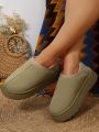 Women's Snow Boots Winter New Style Plush Warm Furry Shoes Thick Bottom Short Boots