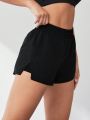 Running Women's Summer Two-layered Running Shorts Comfortable And Anti-chafing