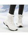 Women's Outdoor Fashionable Lace-up Warmth Insulated Anti-slip Snow Boots
