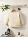 Infant And Child Casual Printed Long-sleeved Crew Neck Sweatshirt Autumn